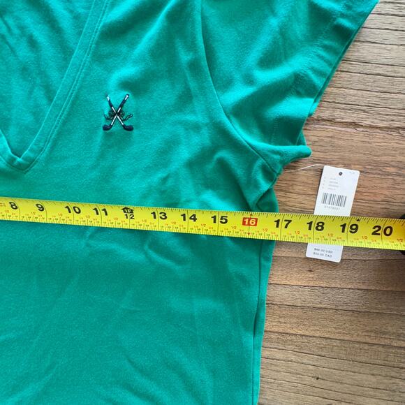 Maeve (Anthropologie) V-Neck Short-Sleeve Tee - Size M - Picture 7 of 8